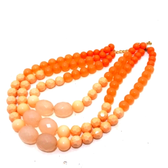 G-23 VINTAGE COSTUME ORANGE TONED JEWELRY LOT - Picture 8 of 10